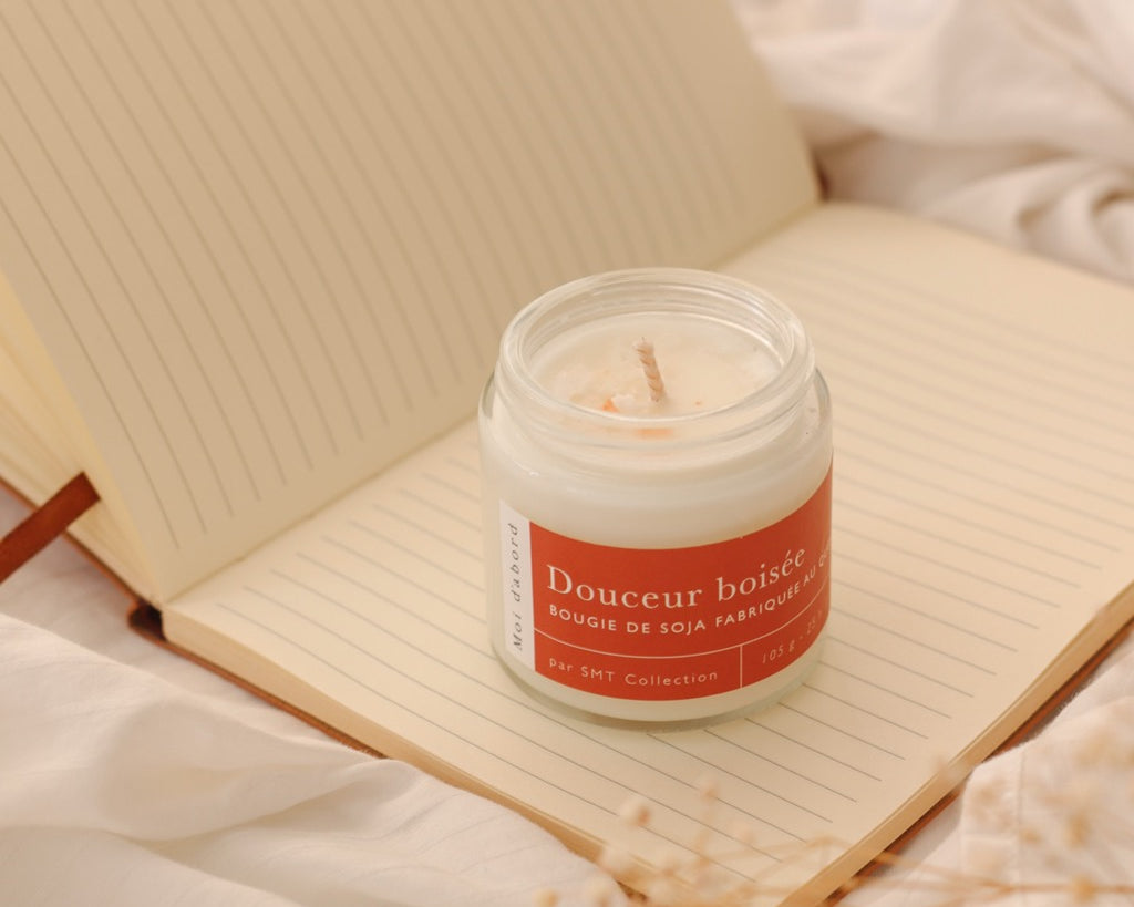 Mini bougie de soja - Douceur boisée