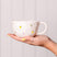 Tasse en céramique Citrons et fleurs de Moi d’abord avec citrons jaunes et fleurs lilas
