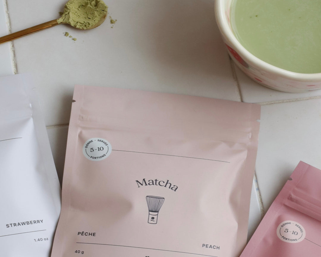 Thé matcha - Pêche