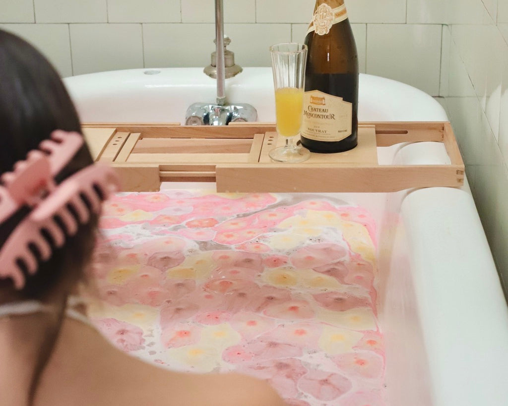 Cubes de bain effervescents – Champagne & pomelo