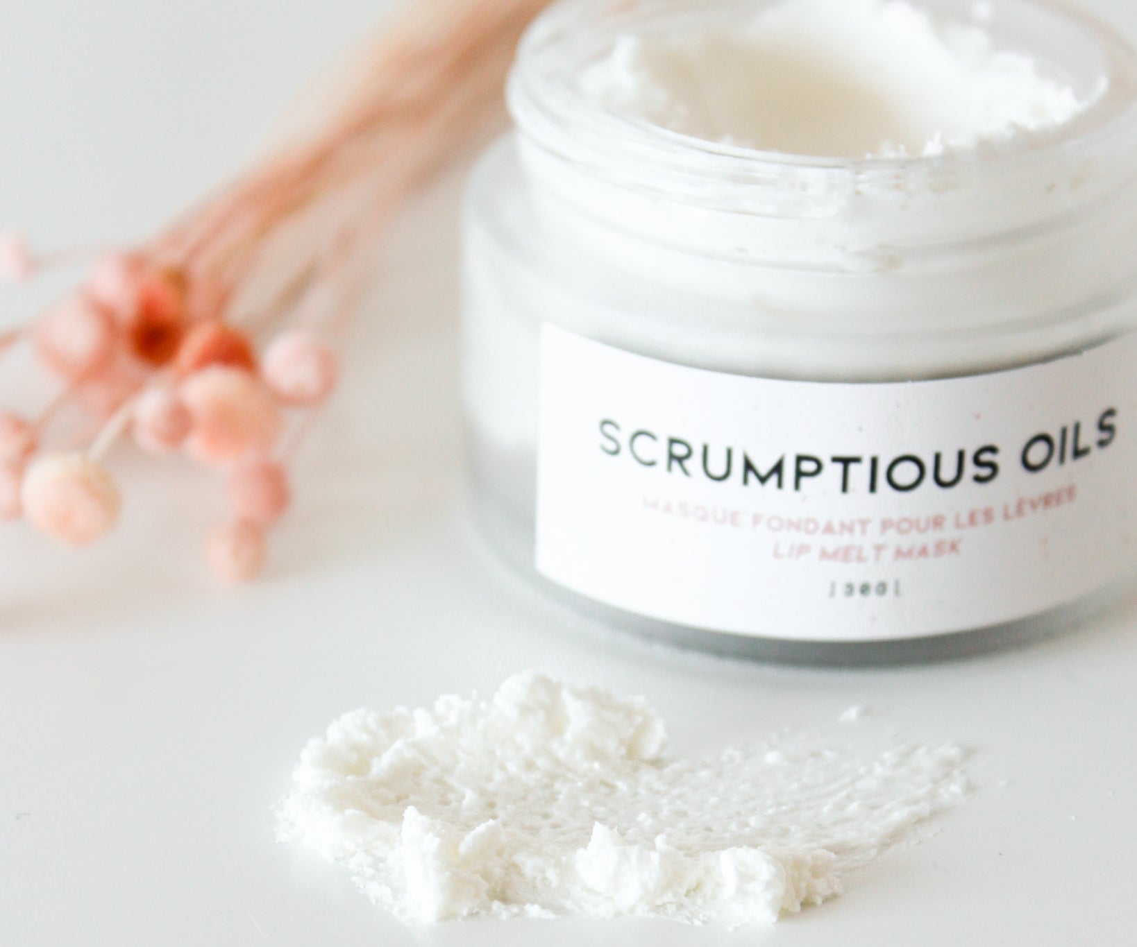 Masque fondant pour les lèvres Candy Cane - Scrumptious Oil